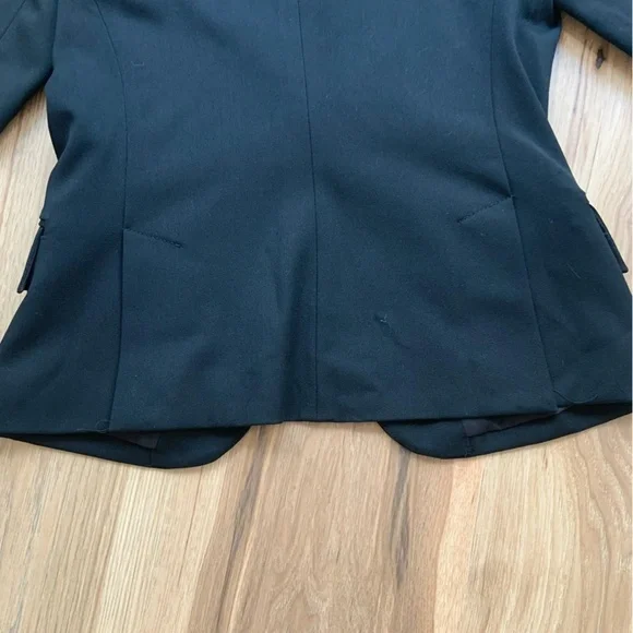 Express Women's Black Blazer One Button Tailored‎ Fit Size 4 Preppy - Picture 6 of 13